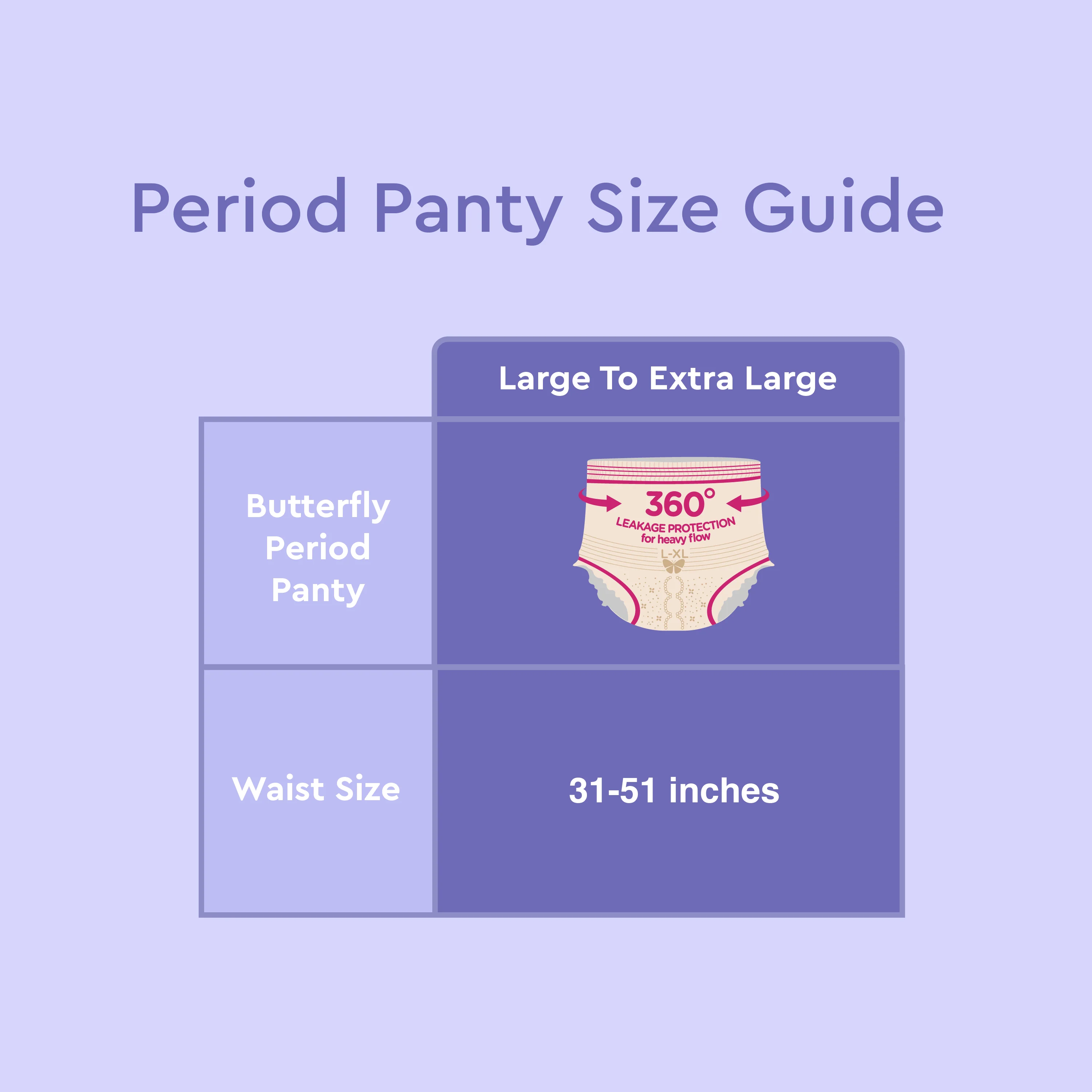Butterfly Breathables Peaceful Nights Cottony Period Pants L-XL Pack 2 Pcs - Image 3